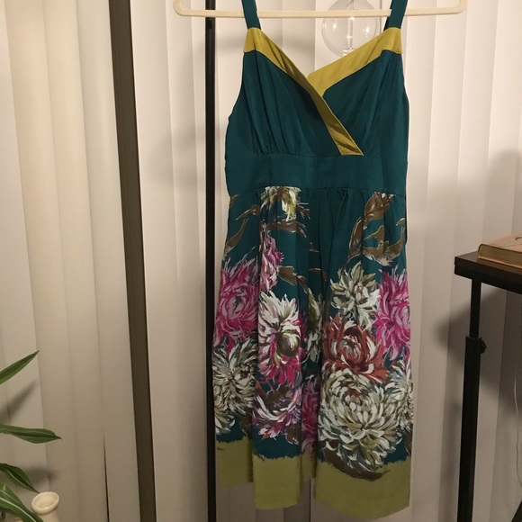 Anthropologie impressionist’s dream dress 0P - Picture 4 of 7